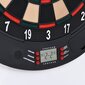 HOMCOM Elektrooniline dartboard ukse heliefektidega, automaatne skoorimine, 6 noole, 26 mängu, 185 tabamisvõimalust, 8 mängijale цена и информация | Noolemängud | kaup24.ee