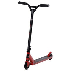 HOMCOM Pro stunt scooter pedaaliga roller freestyle trikkide tegemiseks, 100mm PU rattad, lastele ja täiskasvanutele, alumiinium, punane hind ja info | Tõukerattad | kaup24.ee