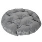 Outsunny papasan tugitool punutud tugitool padjaga 360 kraadi rotangist hall B87 x S97 x K86 cm цена и информация | Aiatoolid | kaup24.ee