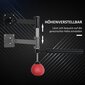 HOMCOM Poksiraam Spinning Bar Boxing Wall Mount kokkupandav koos refleksraua kõrguse reguleeritava 360° kiikumisega täiskasvanutele, punane цена и информация | Poksivarustus | kaup24.ee