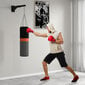 SPORTNOW Punching bag seinakinnitus Punching bag stand Reguleeritav punching bag hoidja punching bag, liivakott, teras, must | Aosom цена и информация | Poksivarustus | kaup24.ee