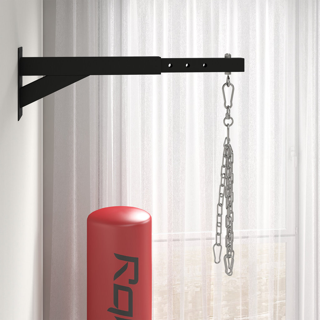 SPORTNOW Punching bag seinakinnitus Punching bag stand Reguleeritav punching bag hoidja punching bag, liivakott, teras, must | Aosom hind ja info | Poksivarustus | kaup24.ee