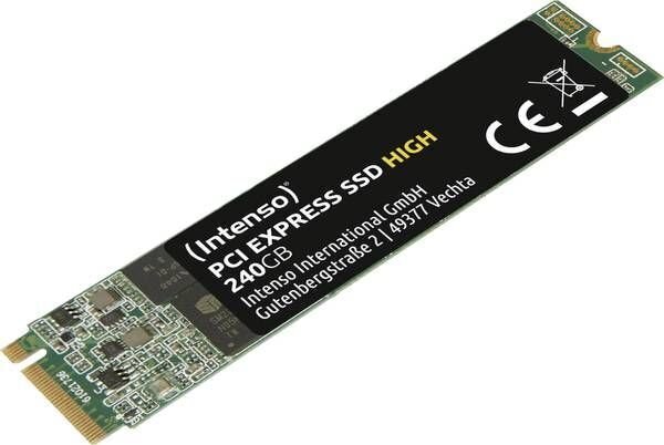 Intenso SSD PCI Express 240GB hind ja info | Sisemised kõvakettad (HDD, SSD, Hybrid) | kaup24.ee