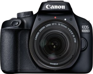 Canon EOS 4000D + EF-S 18-55mm f/4-5.6 IS STM цена и информация | Цифровые фотоаппараты | kaup24.ee