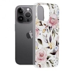 Telefoniümbris Techsuit Marble Series iPhone 14 Pro Max valge hind ja info | Telefoni kaaned, ümbrised | kaup24.ee