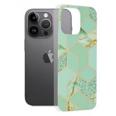 Telefoniümbris Techsuit Marble Series iPhone 14 Pro Max roheline hind ja info | Telefoni kaaned, ümbrised | kaup24.ee