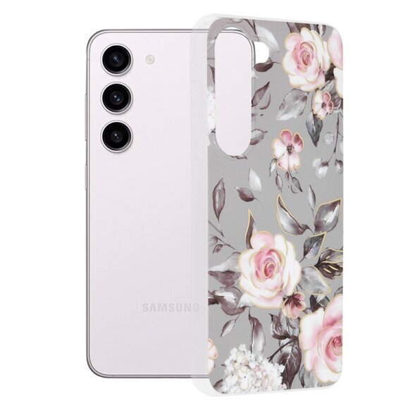 Telefoniümbris Techsuit Marble Series Samsung Galaxy S23 hall цена и информация | Telefoni kaaned, ümbrised | kaup24.ee