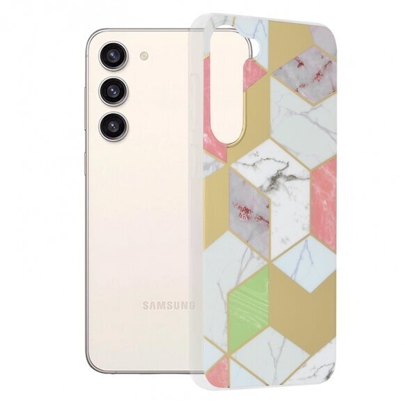 Telefoniümbris Techsuit Marble Series Samsung Galaxy S23 Plus lilla hind ja info | Telefoni kaaned, ümbrised | kaup24.ee