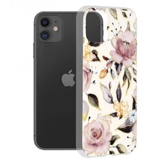 Telefoniümbris Techsuit Marble Series iPhone 11 valge hind ja info | Telefoni kaaned, ümbrised | kaup24.ee