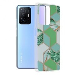 Чехол для телефона Techsuit Marble Series Xiaomi 11T / 11T Pro зеленого цвета цена и информация | Чехлы для телефонов | kaup24.ee