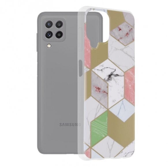 Telefoniümbris Techsuit Marble Series Samsung Galaxy A22 4G lilla цена и информация | Telefoni kaaned, ümbrised | kaup24.ee