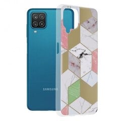 Telefoniümbris Techsuit Marble Series Samsung Galaxy A12 / A12 Nacho lilla hind ja info | Telefoni kaaned, ümbrised | kaup24.ee