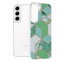 Чехол для телефона Techsuit Marble Series Samsung Galaxy S22 5G зеленого цвета цена и информация | Чехлы для телефонов | kaup24.ee