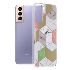 Telefoniümbris Techsuit Marble Series Samsung Galaxy S21 Plus 5G lilla hind ja info | Telefoni kaaned, ümbrised | kaup24.ee