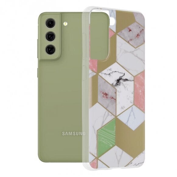 Telefoniümbris Techsuit Marble Series Samsung Galaxy S21 FE 5G lilla цена и информация | Telefoni kaaned, ümbrised | kaup24.ee