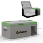 Outsunny kompressoriga jahutusboks 16L, jahutusboks auto 12/24V DC &amp; 100-240V AC, kuni -20°C, kaasaskantav sügavkülmik MAX/ECO režiimidega, minikülmik telkimiseks, veoautole, paadile, RV-le ja pistikupesale цена и информация | Autokülmikud | kaup24.ee