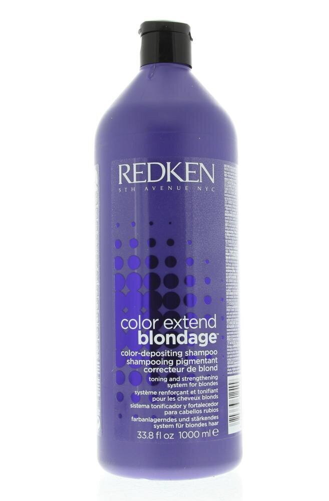 Kollase tooni neutraliseeriv šampoon heledatele ja blondidele juustele Redken Color Extend Blondage 1000 ml hind ja info | Šampoonid | kaup24.ee