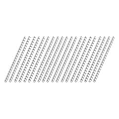 карта поиска 20pcs 3mm x 75mm 304 нержавеющая сталь твердый круглый бар для DIY цена и информация | Механические инструменты | kaup24.ee