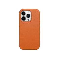 Telefoniümbris Mag Leather Case Apple iPhone 13 oranž hind ja info | Telefoni kaaned, ümbrised | kaup24.ee