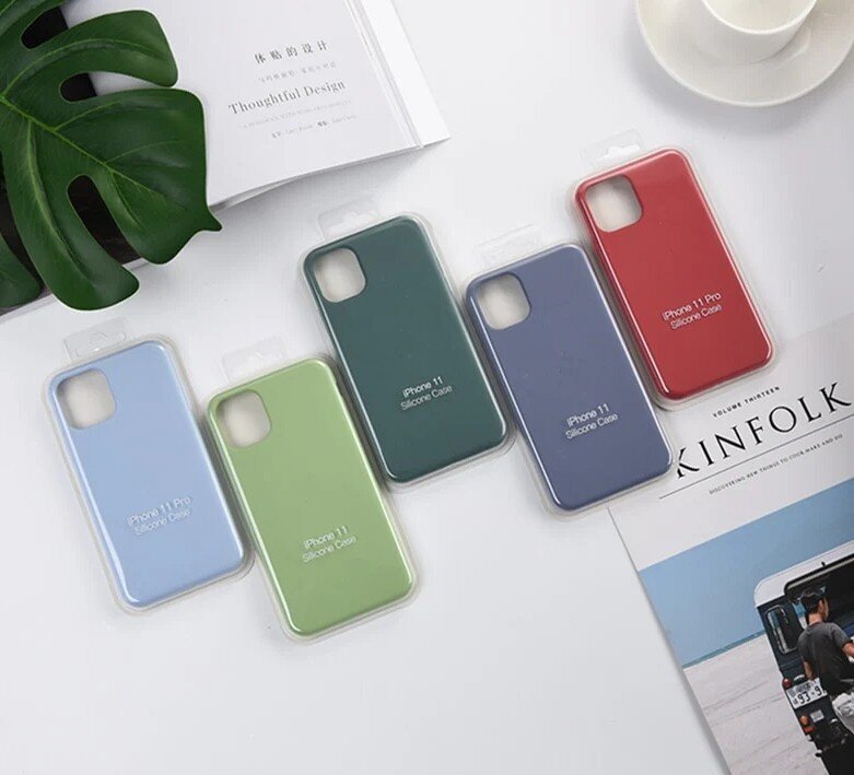 Telefoniümbris Mag Silicone Case Apple iPhone 12/12 Pro sinine hind ja info | Telefoni kaaned, ümbrised | kaup24.ee