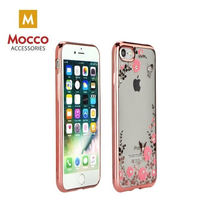 Mocco Electro Diamond Silicone Huawei Mate 30 Lite, Ümbris, Läbipaistev/Roosa цена и информация | Telefoni kaaned, ümbrised | kaup24.ee