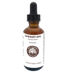 Porgandiõli (Carrot Oil), Best Natures Cosmetic, 60 ml hind ja info | Näoõlid, seerumid | kaup24.ee