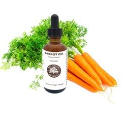 Porgandiõli (Carrot Oil), Best Natures Cosmetic, 60 ml hind ja info | Näoõlid, seerumid | kaup24.ee