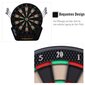 HOMCOM Elektrooniline tikalaud Dartboard tikakomplekt 6 tikaga 24 tikapeaga 27 mängu 243 tabamusvõimalust 16 mängijale mitmevärviline 44 x 51,5 x 3,2 cm цена и информация | Käimiskepid | kaup24.ee