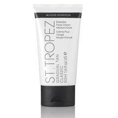 Средство автозагара для лица St. Tropez Gradual Tan Everyday 50 мл, Medium Dark цена и информация | Кремы для автозагара | kaup24.ee