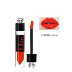 Жидкая губная помада Dior Addict Lacquer Plump 5.5 мл, 648 Dior Pulse цена и информация | Помады, бальзамы, блеск для губ | kaup24.ee