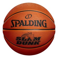 SPALDING Slam Dunk R 5 korvpallipall цена и информация | Баскетбольные мячи | kaup24.ee