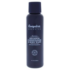Juuksešampoon, -palsam, kehapesuvahend Esquire Grooming 3in1 30 ml hind ja info | Šampoonid | kaup24.ee