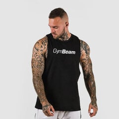 Майка GymBeam Cut Off Майка Черная цена и информация | Мужские футболки | kaup24.ee