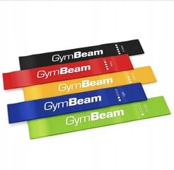 GymBeam Resistance Kummi vastupidavus 5 tk. hind ja info | Treeningkummid | kaup24.ee