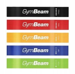 GymBeam Resistance Kummi vastupidavus 5 tk. hind ja info | Treeningkummid | kaup24.ee