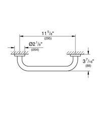 Grohe Essentials ручка для ванны 40421001 цена и информация | Аксессуары для ванной комнаты | kaup24.ee