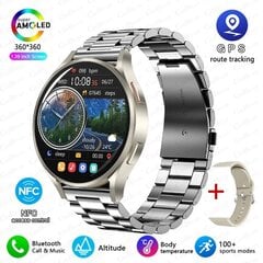 2024. aasta uus NFC Bluetooth-kõne Smart Watch Adult Watch 6 GPS Motion Track 360*360 HD ekraan Kellad IP68 Veekindel nutikell täiskasvanutele hind ja info | Kellad | kaup24.ee