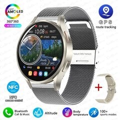 2024. aasta uus NFC Bluetooth-kõne Smart Watch Adult Watch 6 GPS Motion Track 360*360 HD ekraan Kellad IP68 Veekindel nutikell täiskasvanutele цена и информация | Часы | kaup24.ee