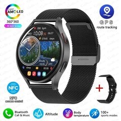 2024. aasta uus NFC Bluetooth-kõne Smart Watch Adult Watch 6 GPS Motion Track 360*360 HD ekraan Kellad IP68 Veekindel nutikell täiskasvanutele цена и информация | Часы | kaup24.ee