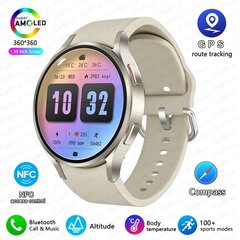 2024. aasta uus NFC Bluetooth-kõne Smart Watch Adult Watch 6 GPS Motion Track 360*360 HD ekraan Kellad IP68 Veekindel nutikell täiskasvanutele цена и информация | Часы | kaup24.ee