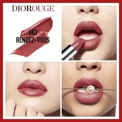 Huulepulk Dior Rouge Dior Couture 3,5 g, 683 Rendez-Vous hind ja info | Huulepulgad, -läiked, -palsamid, vaseliin | kaup24.ee