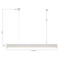 Light Prestige потолочный светильник Luci LP-1401/1P L WH Smart цена и информация | Потолочные светильники | kaup24.ee