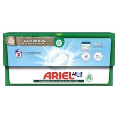 Pesukapslid Ariel Sensitive, 31 tk hind ja info | Pesuvahendid | kaup24.ee