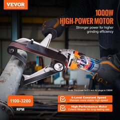 Шлифовальная машина для труб Vevor, 1300W цена и информация | Шлифовальные машины | kaup24.ee