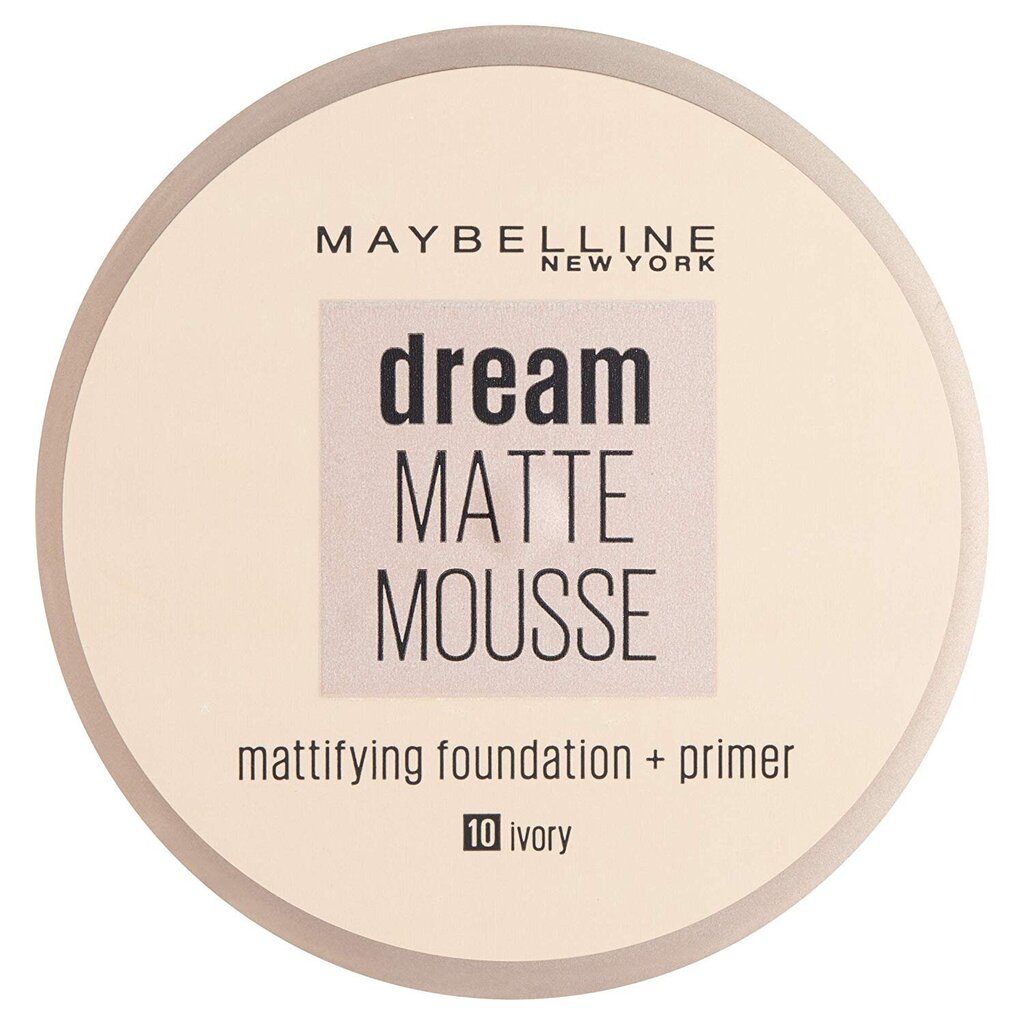 Jumestuskreem Maybelline Dream Matte Mousse SPF15 18 ml цена и информация | Jumestuskreemid, puudrid | kaup24.ee