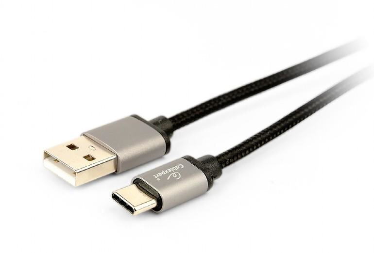 Gembird USB 2.0 (AM) - USB Type C (M), 1.8m цена и информация | Mobiiltelefonide kaablid | kaup24.ee
