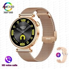 Kella 4 mini 2024 jaoks uus moodne täiskasvanute nutikella ekraan kuvab alati pulsisageduse Bluetooth-kõne Smart Watch Ladies+Box цена и информация | Часы | kaup24.ee