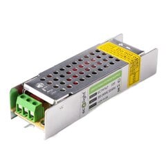 Светодиодный блок питания 25W 12V 2A IP20 SLIM 100x30x21 цена и информация | Источники питания | kaup24.ee