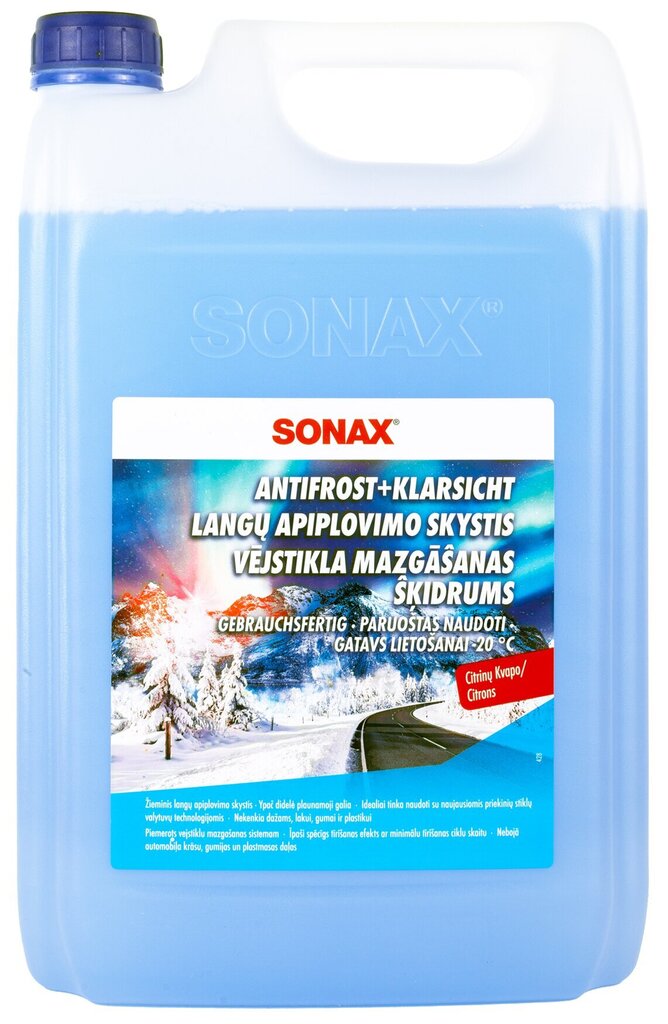 SONAX talvine klaasipesuvedelik -20°C, 4L hind ja info | Antifriisid ja jahutusvedelikud | kaup24.ee