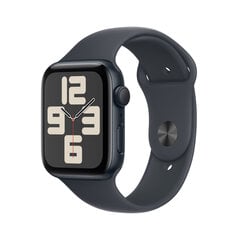 Apple Watch SE GPS 44mm Midnight Aluminium Case with Midnight Sport Band - S/M MXEJ3ET/A hind ja info | Nutikellad (smartwatch) | kaup24.ee